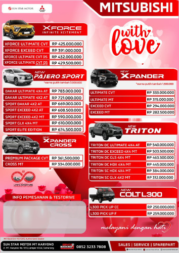 📢 Harga Pricelist Mitsubishi kulonprogo 2025 Terbaru – Cek Penawaran Terbaik! 🚗